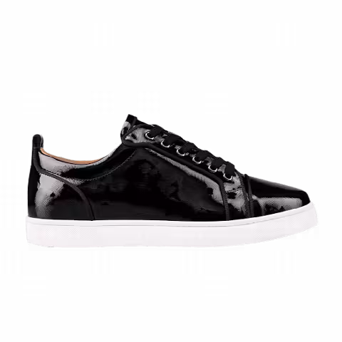 Christian Louboutin Louis Junior Orlato Flat 'Black Patent'