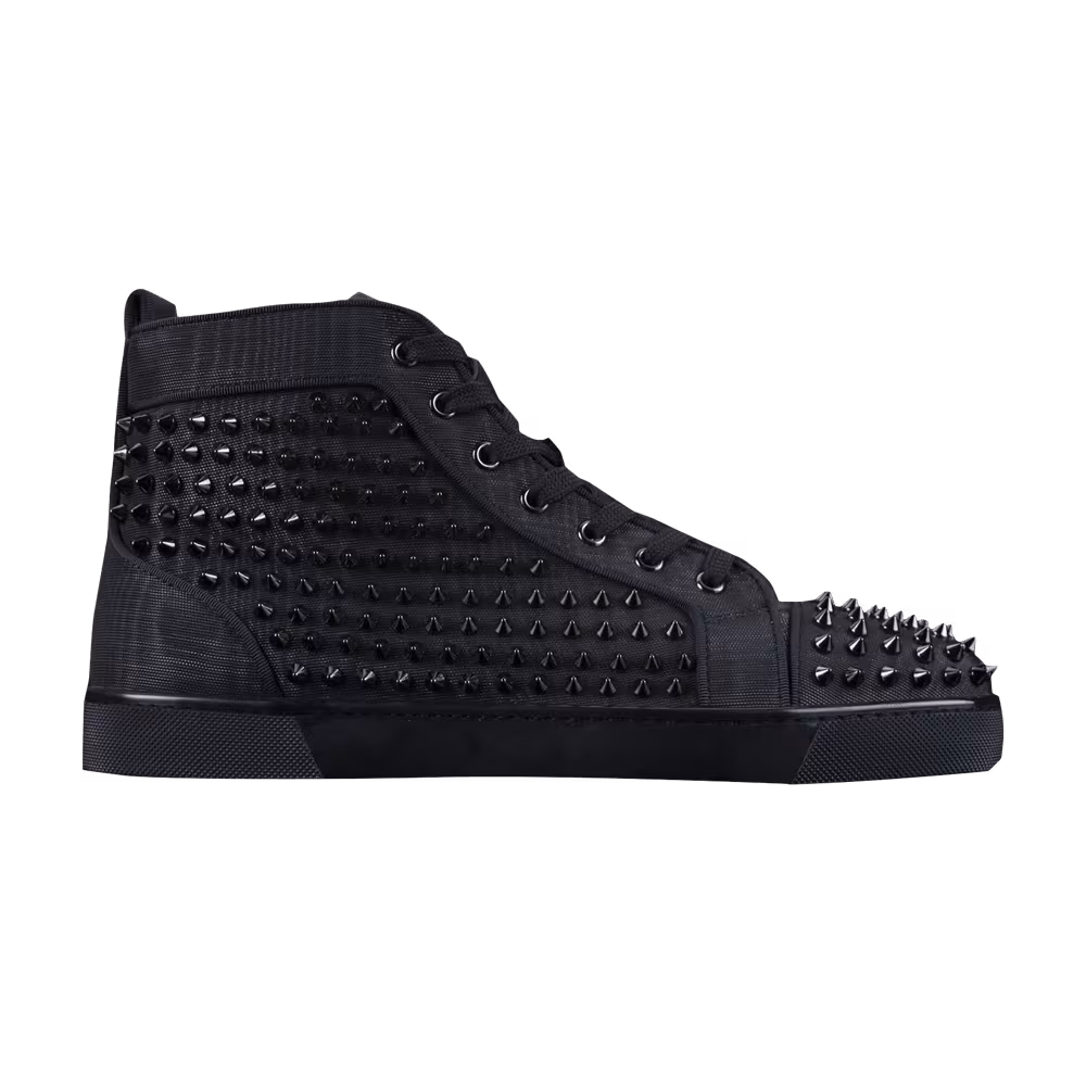 Christian Louboutin Louis Orlato Flat Spikes Black
