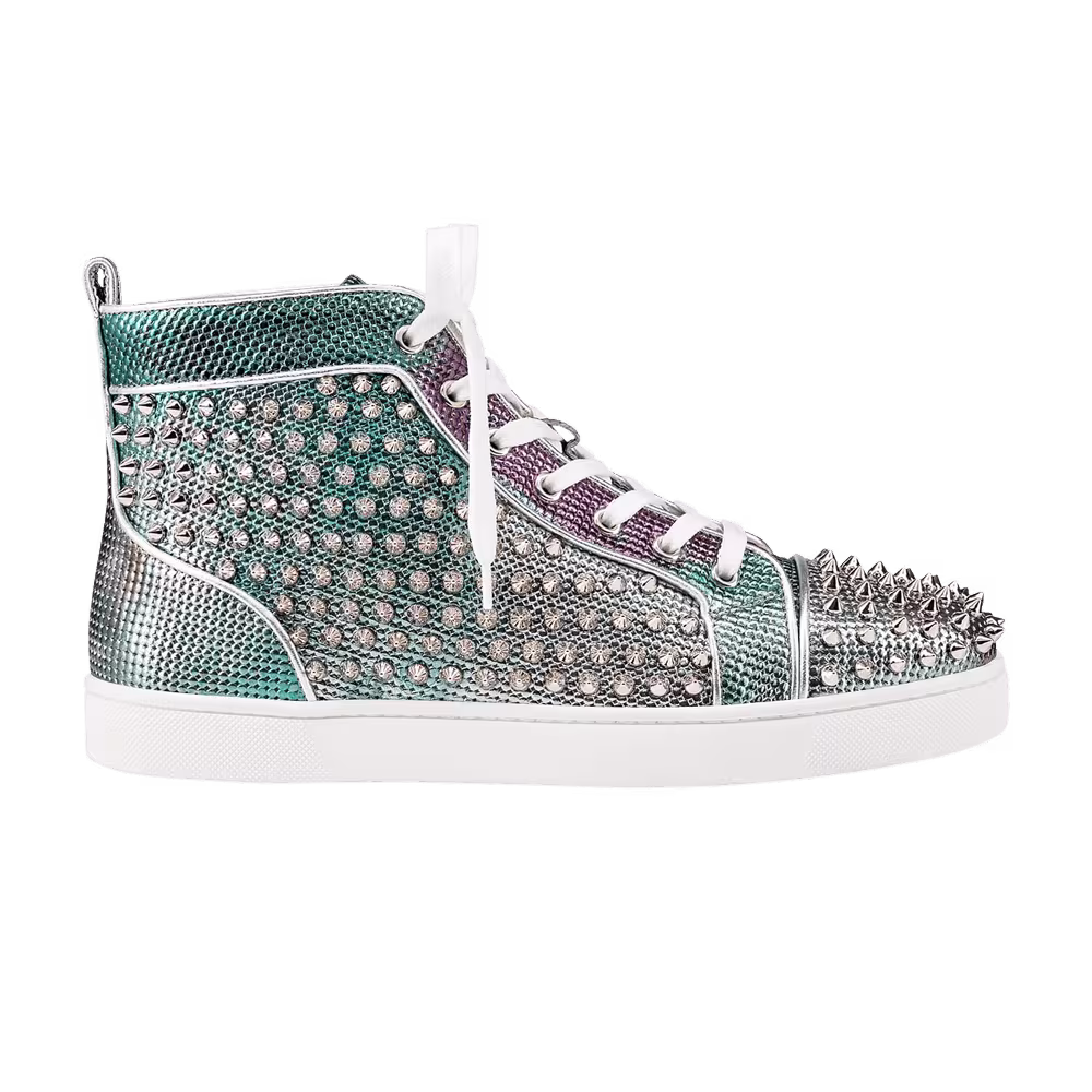 Christian Louboutin Louis Orlato Spikes Multi Silver