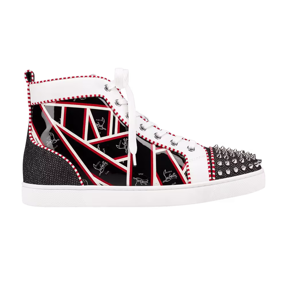 Christian Louboutin Lou Spikes Orlato Flat Multi