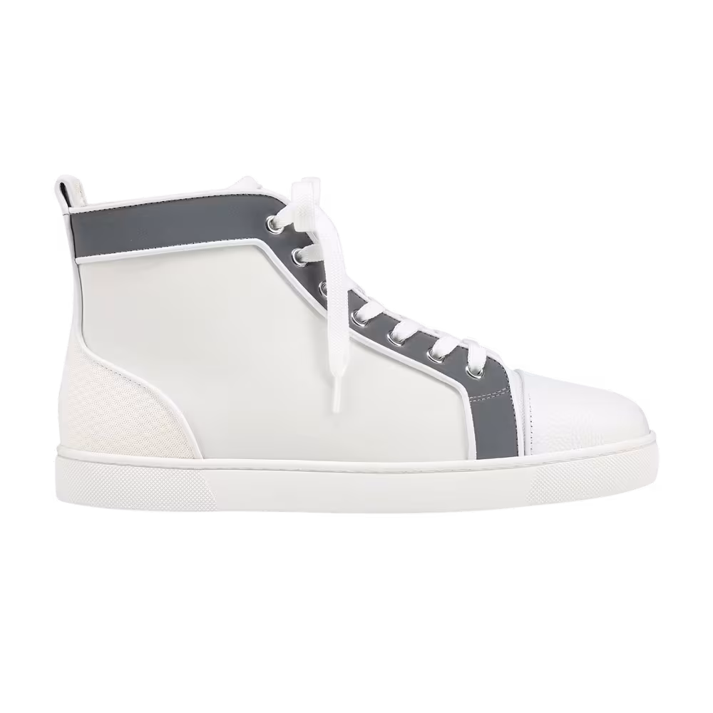 Christian Louboutin Louis Orlato High White Grey