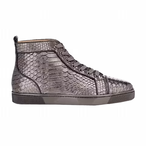 Christian Louboutin Louis Orlato Flat 'Phyton Metallic'