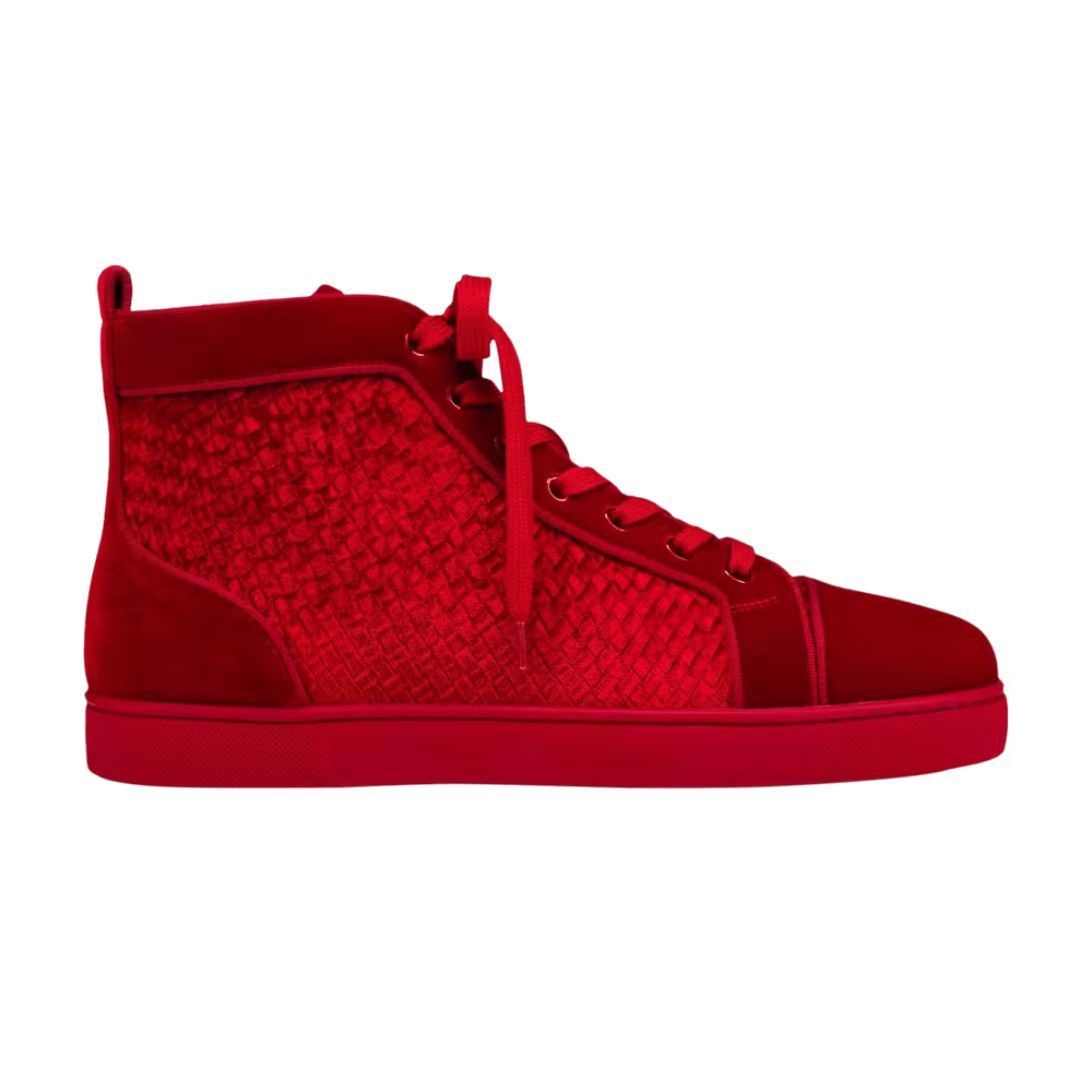 Christian Louboutin Louis Orlato Red Velvet