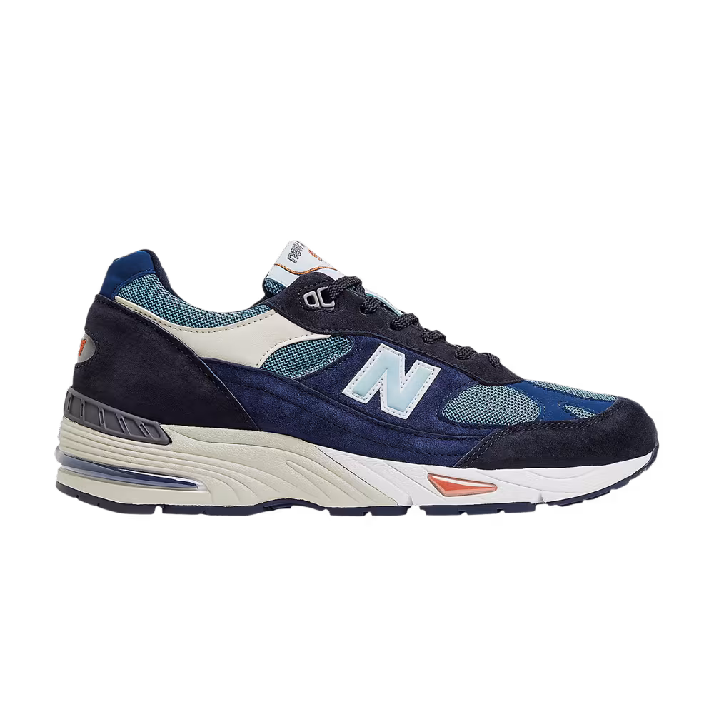 New Balance 991 Made in England Navy Orange