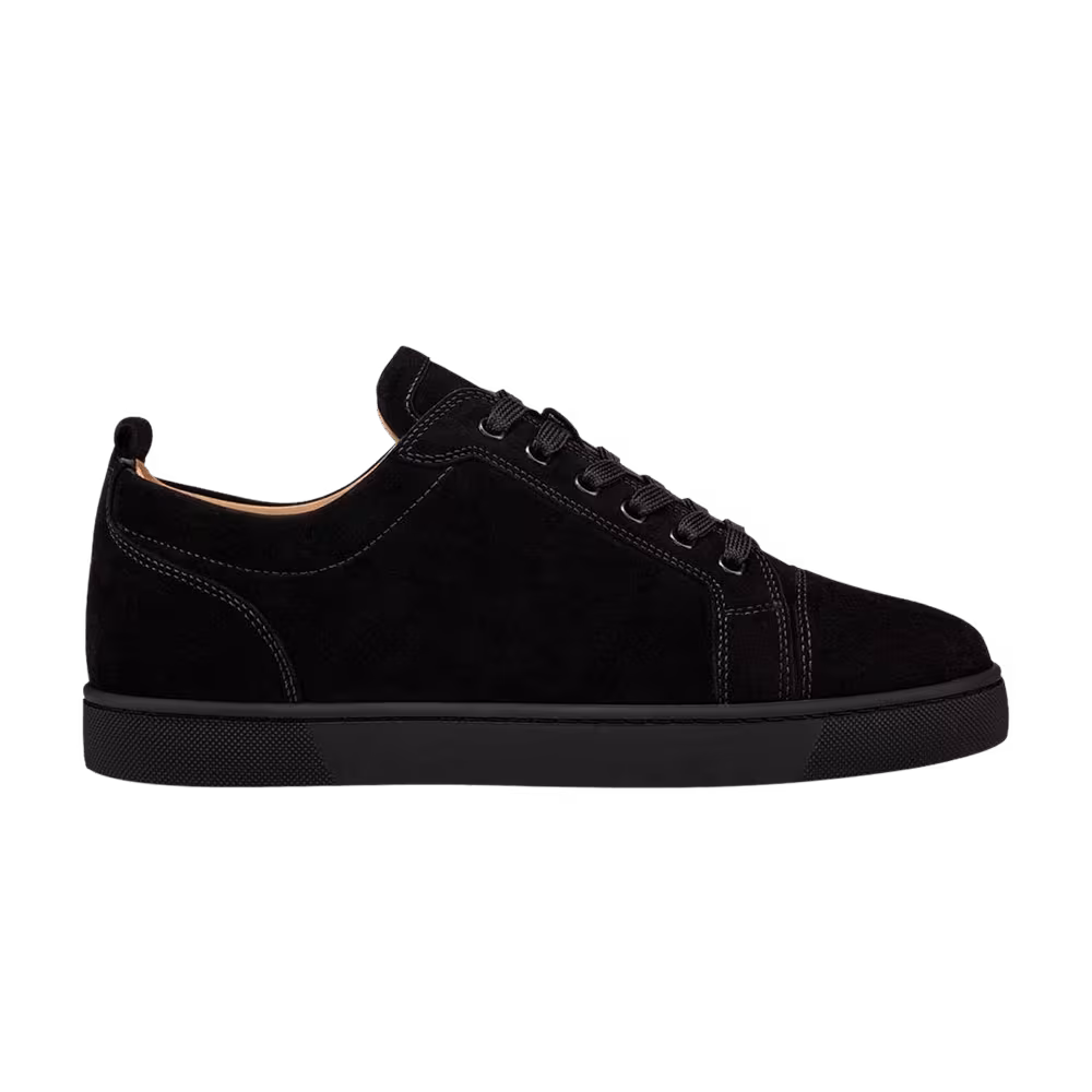 Christian Louboutin Louis Junior Flat Black Suede