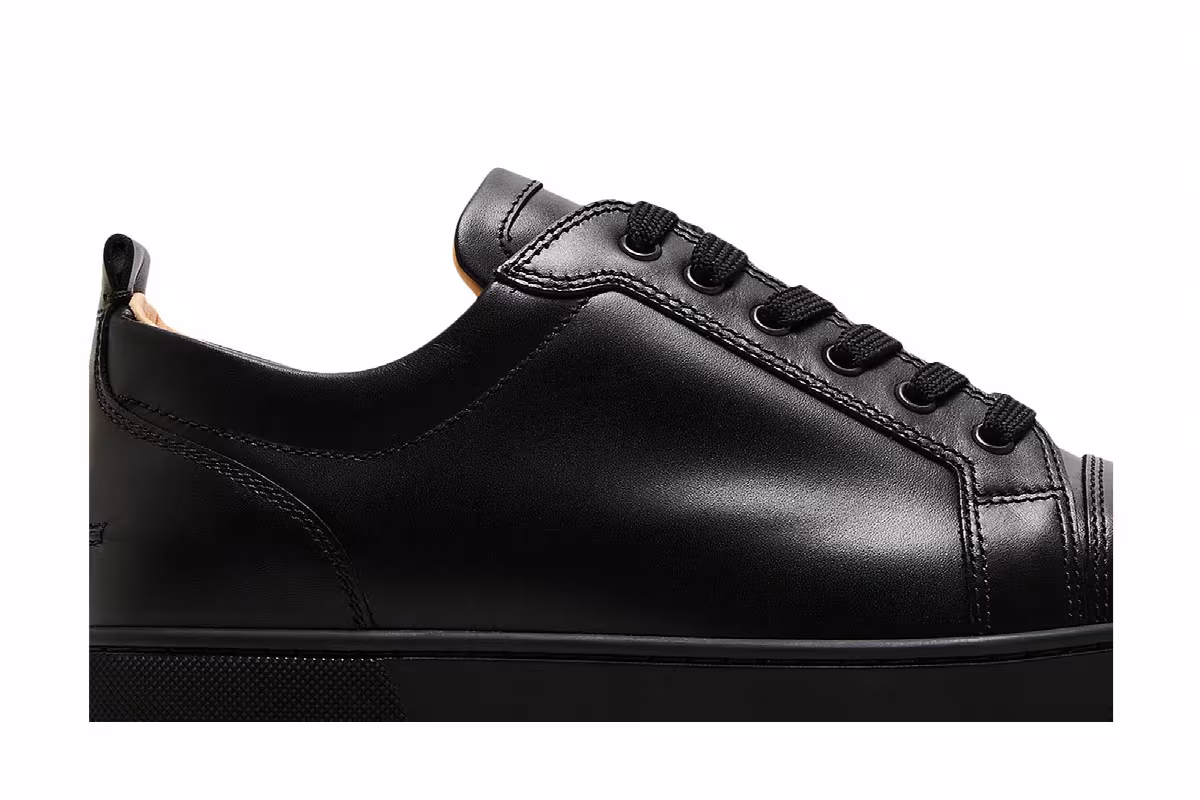 Christian Louboutin Louis Junior Flat Low Black, view 3