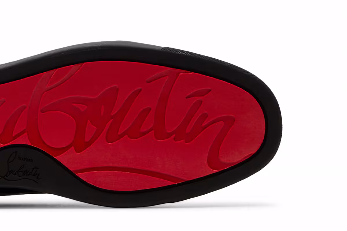 Christian Louboutin Louis Junior Flat Low Black, view 6