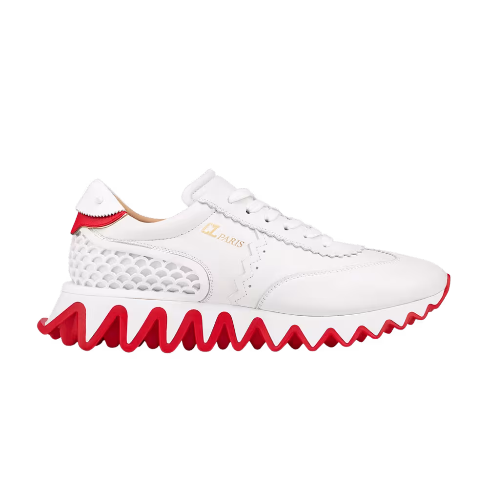 Christian Louboutin Loubishark Low White Red