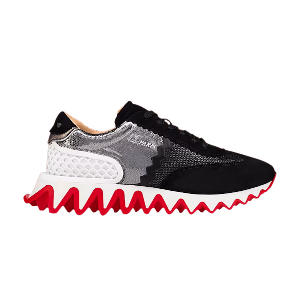 Christian Louboutin Loubishark Black Silver