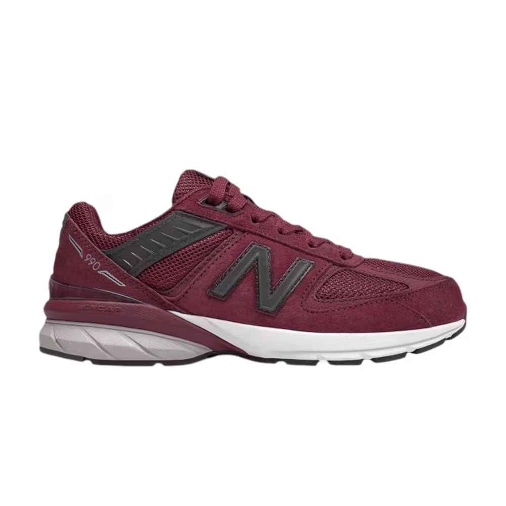 New Balance 990v5 Big Kid Burgundy