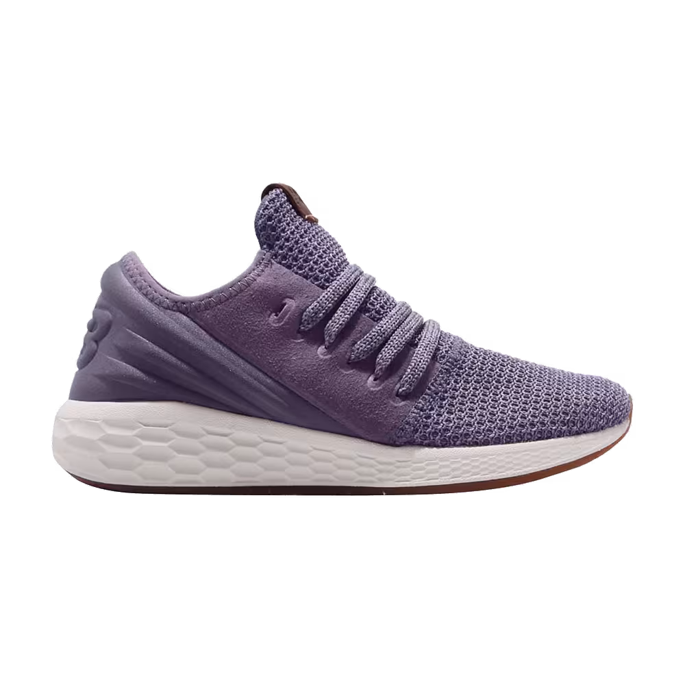 New Balance Women's Fresh Foam Cruz Purple Ivory