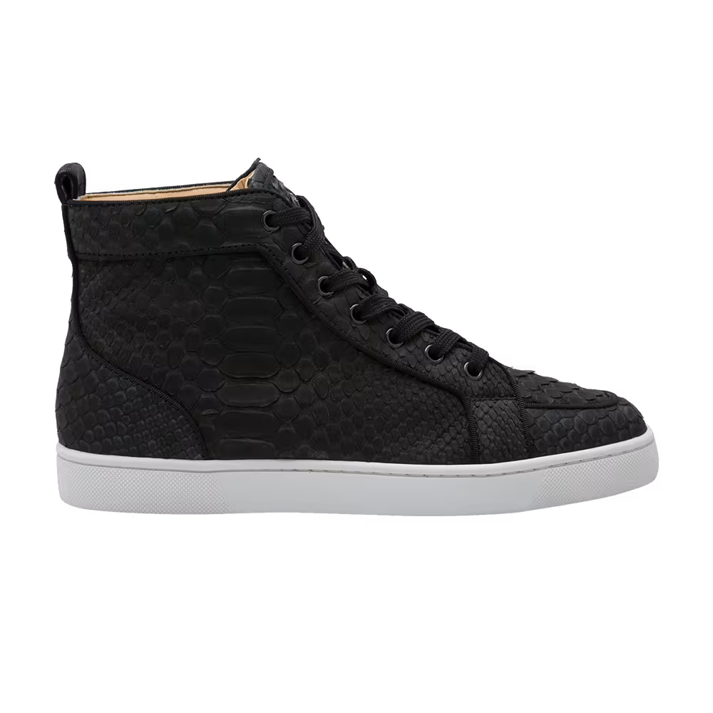 Christian Louboutin Rantus Orlato Flat Black Python