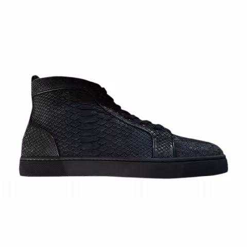 Christian Louboutin Rantus Orlato Flat High 'Black Python'