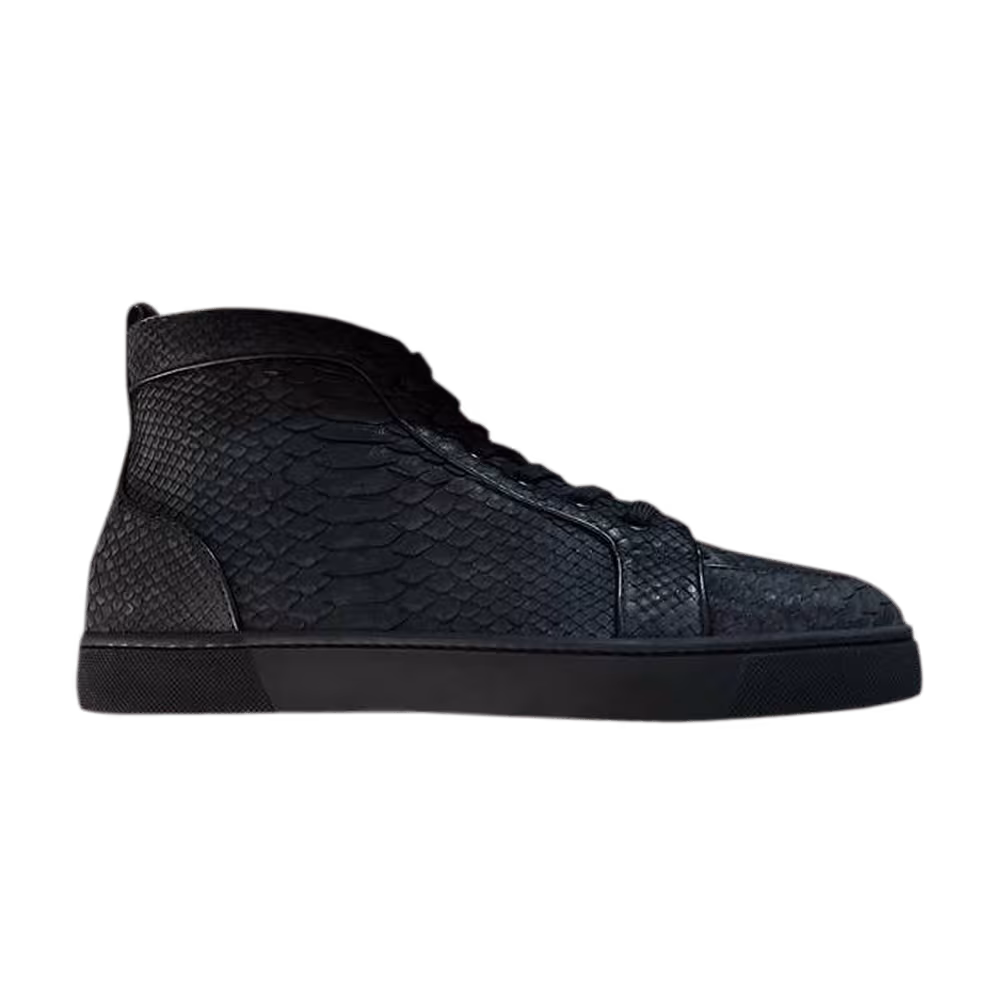 Christian Louboutin Rantus Orlato Flat High Black Python