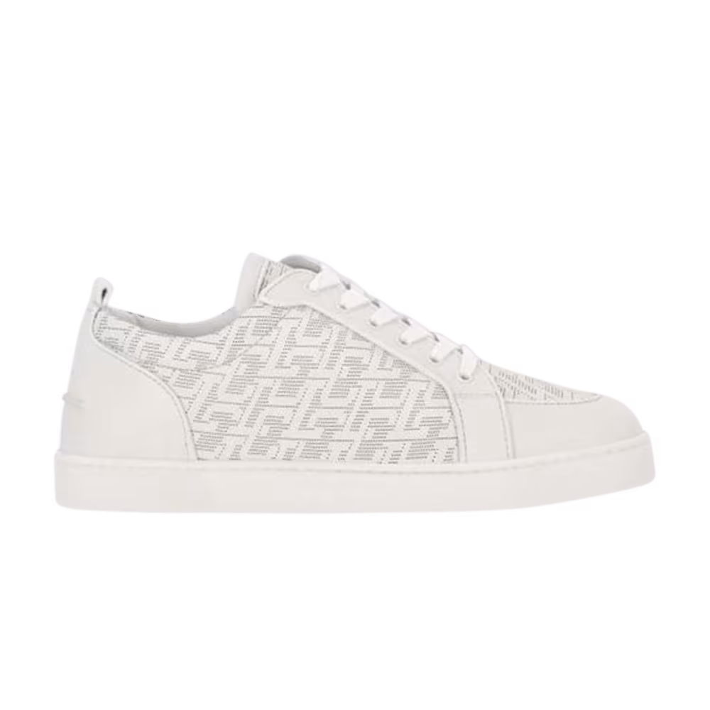 Christian Louboutin Rantulow Orlato Flat CL Pattern - White