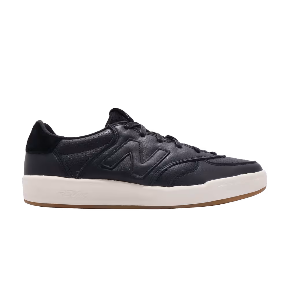 New Balance 300 Leather Black Gum