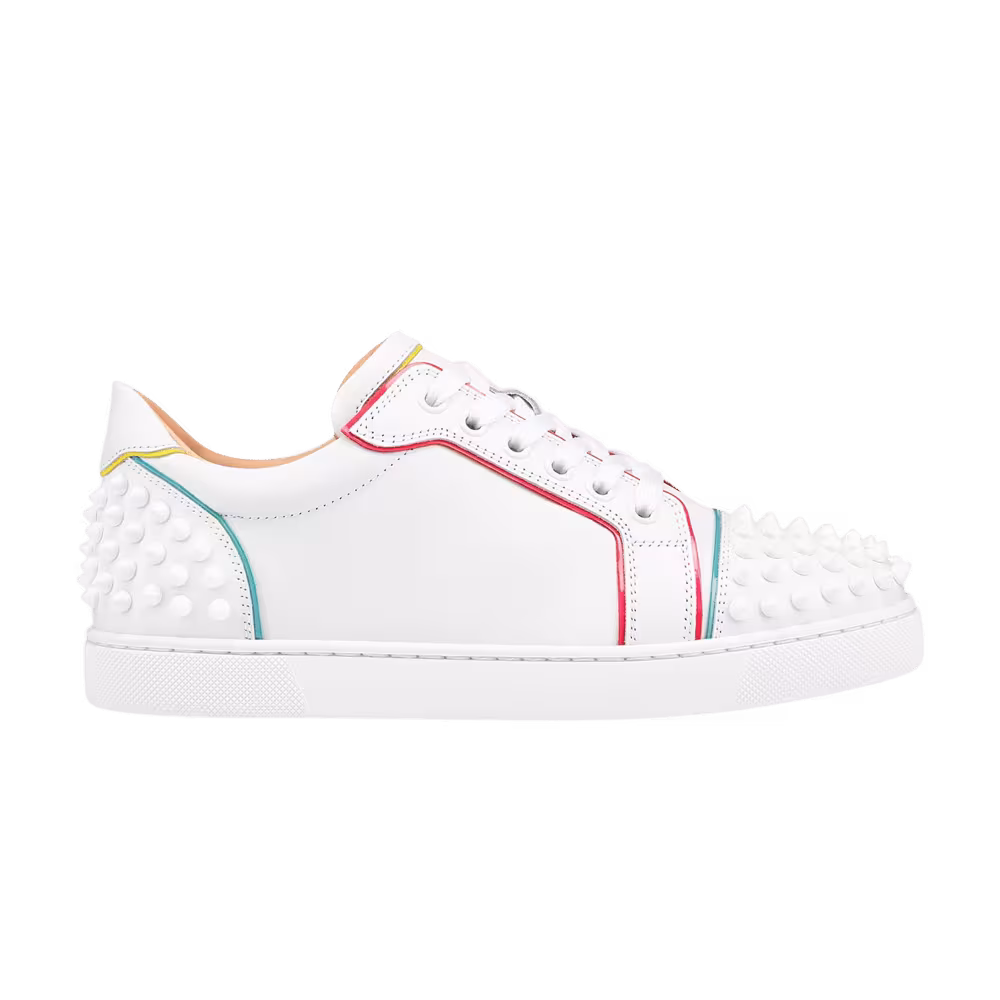 Christian Louboutin Women's Vieira 2 Flat White Multi-Color