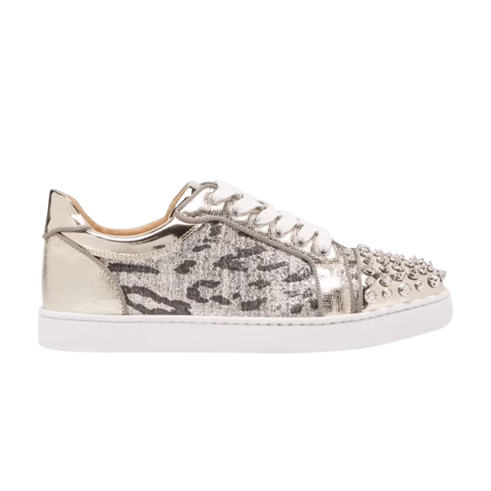 Christian Louboutin Women's Vieira Spikes Leopard