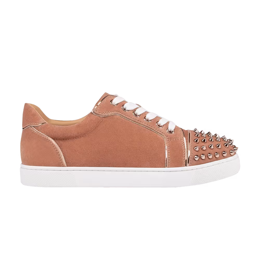 Christian Louboutin Women's Vieira Spikes Courtisane Pink Bronze