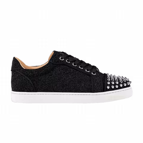 Christian Louboutin Wmns Vieira Spikes 'Black Silver'