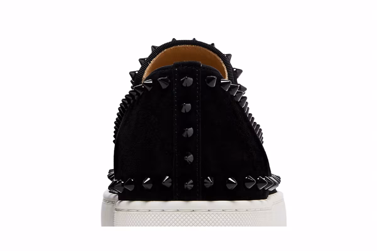 Christian Louboutin Pik Roller Boat Black, view 8