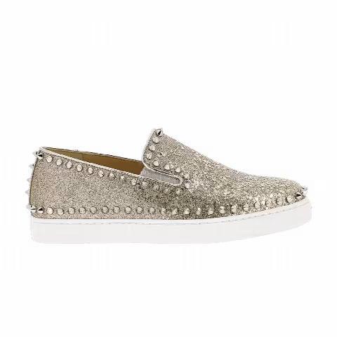 Christian Louboutin Pik Boat Flat 'Gold'