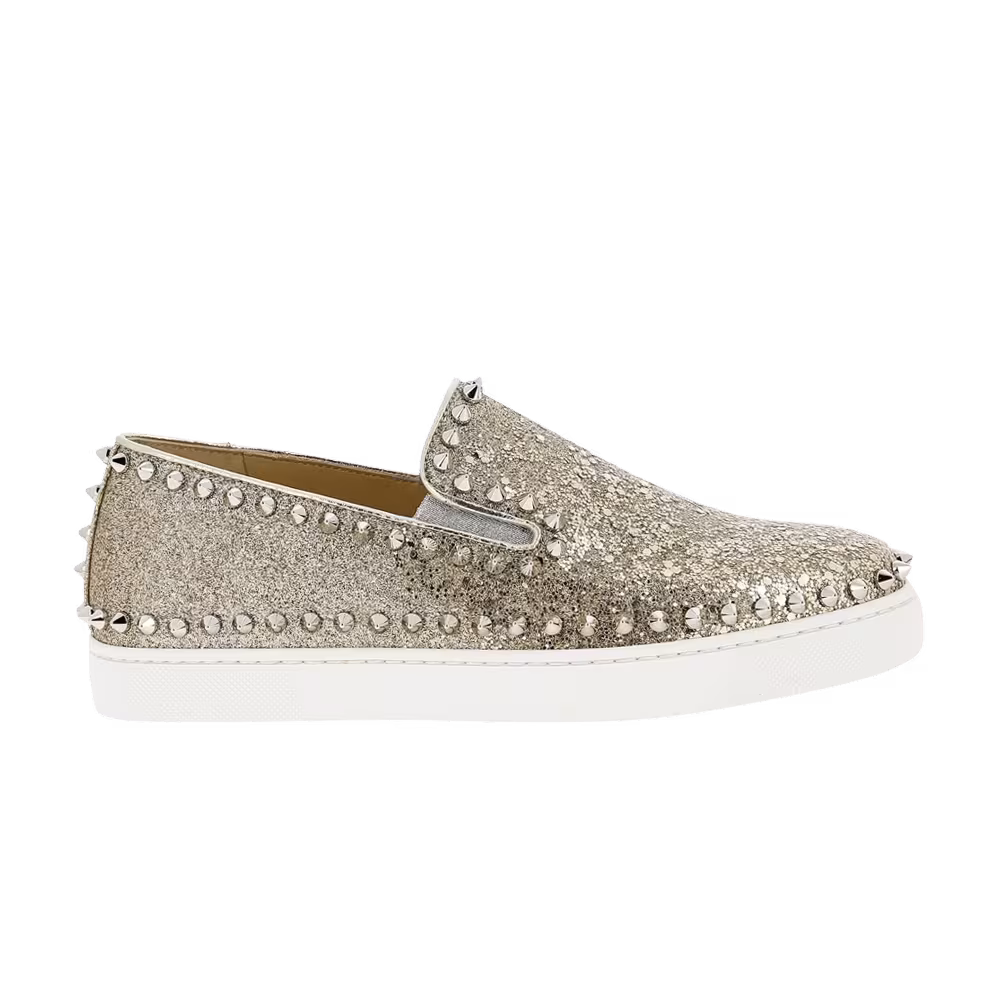Christian Louboutin Pik Boat Flat Gold