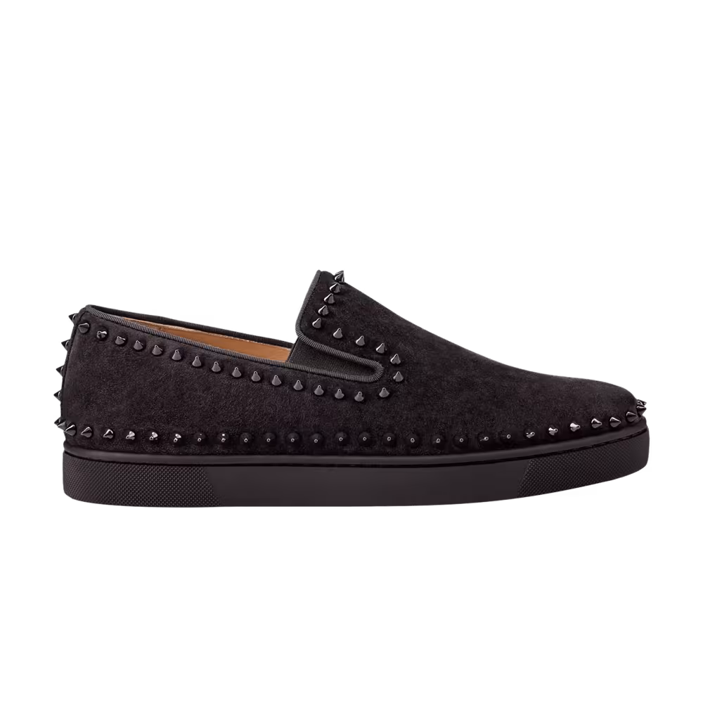 Christian Louboutin Pik Boat Flat Carbon