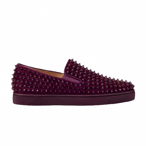 Christian Louboutin Roller Boat Flat 'Merlot'