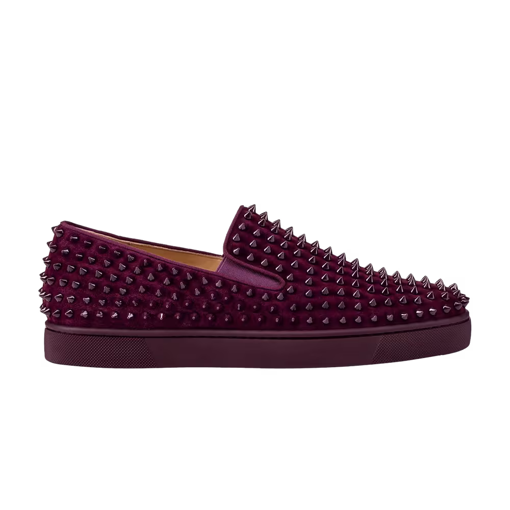 Christian Louboutin Roller Boat Flat Merlot