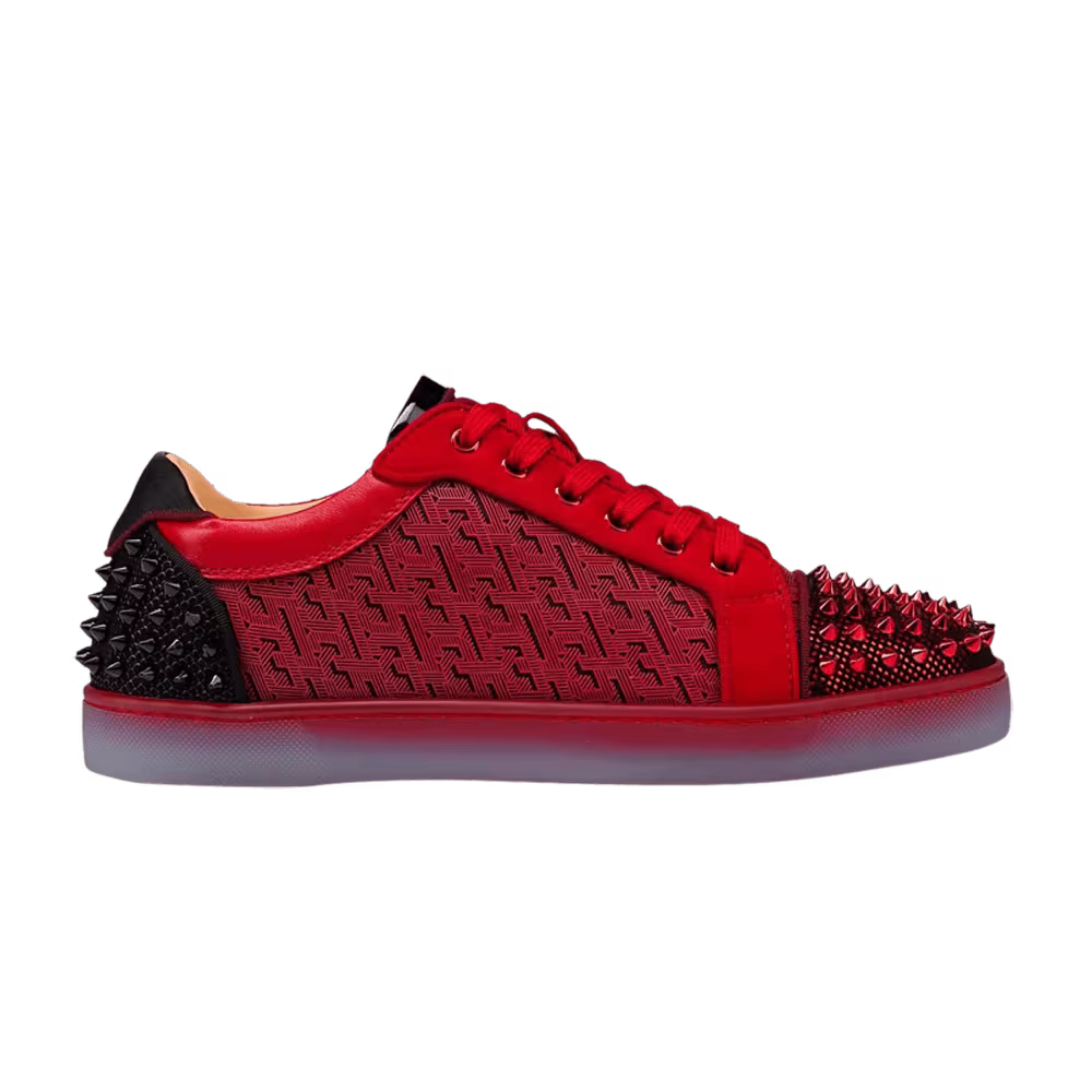 Christian Louboutin Seavaste 2 Orlato Flat Red Black