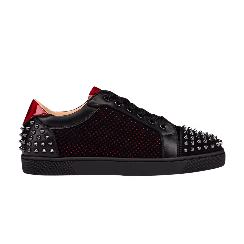 Christian Louboutin Seavaste 2 Orlato Flat Black Red