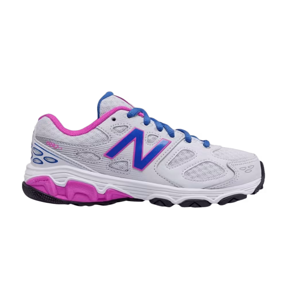New Balance 680 Kids White Pink Blue