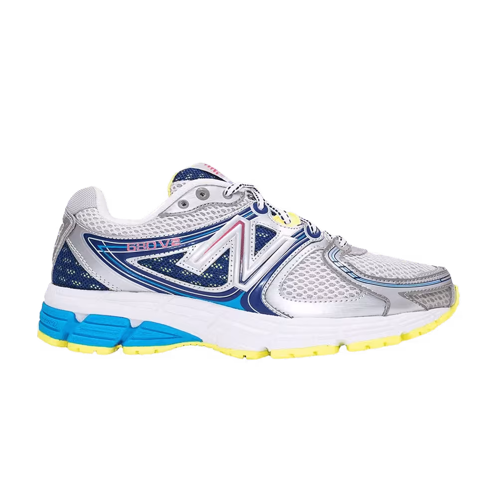 New Balance Women's 680v2 Grey Blue