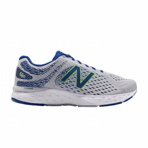 New Balance 680v6 2E Wide 'Light Aluminum Cobalt'