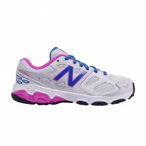 New Balance 680 Kids Wide 'White Pink Blue'
