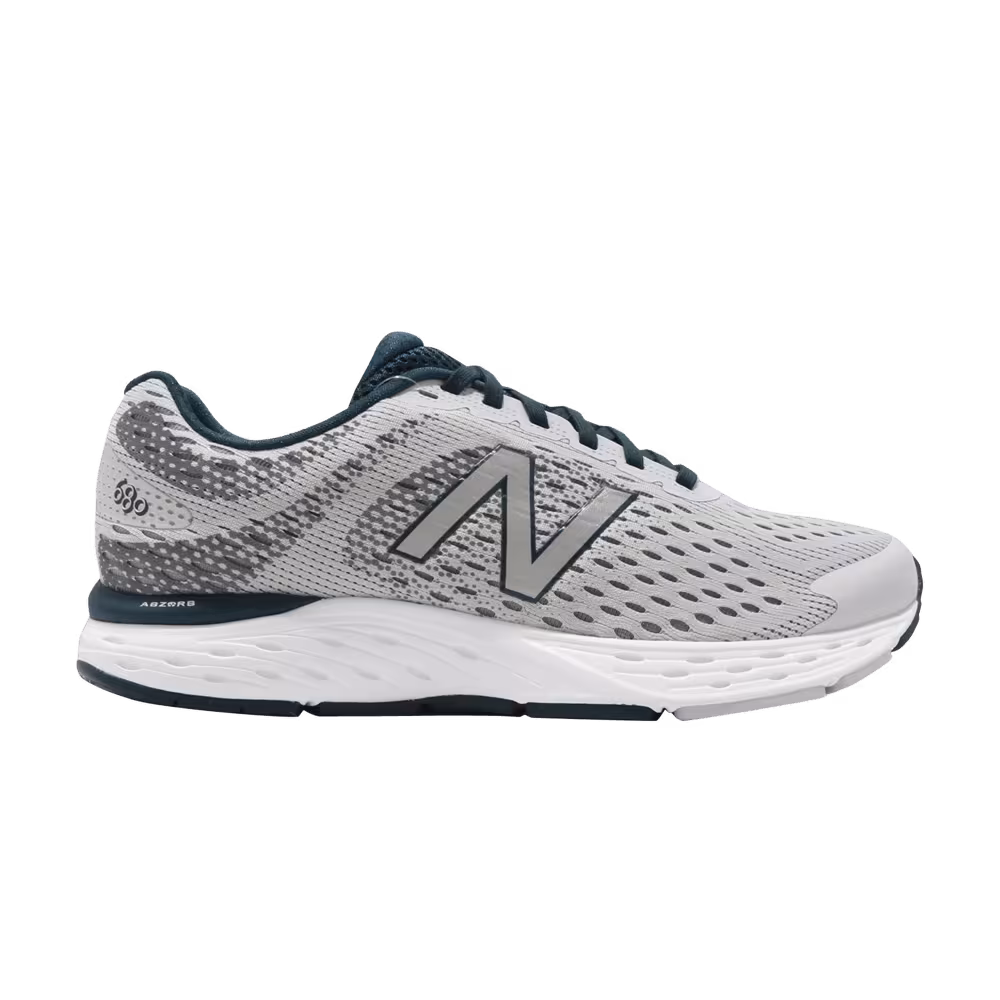 New Balance 680 Extra Wide Grey Silver