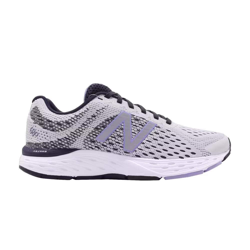 New Balance Women's 680 Wide Grey Purple