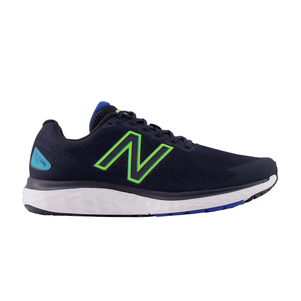 New Balance Fresh Foam 680v7 4E Wide Eclipse Pixel Green