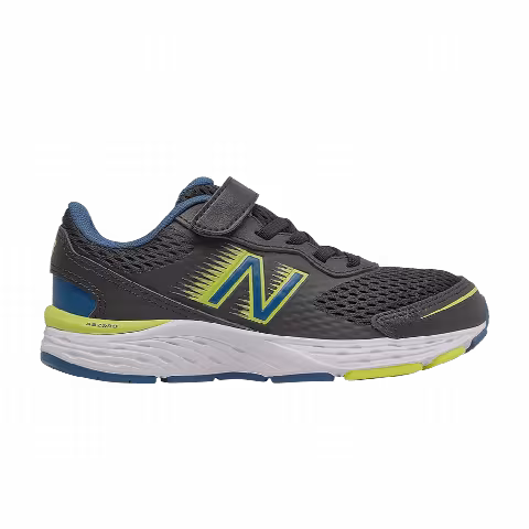 New Balance 680v6 Kids Wide 'Black Oxygen Blue'