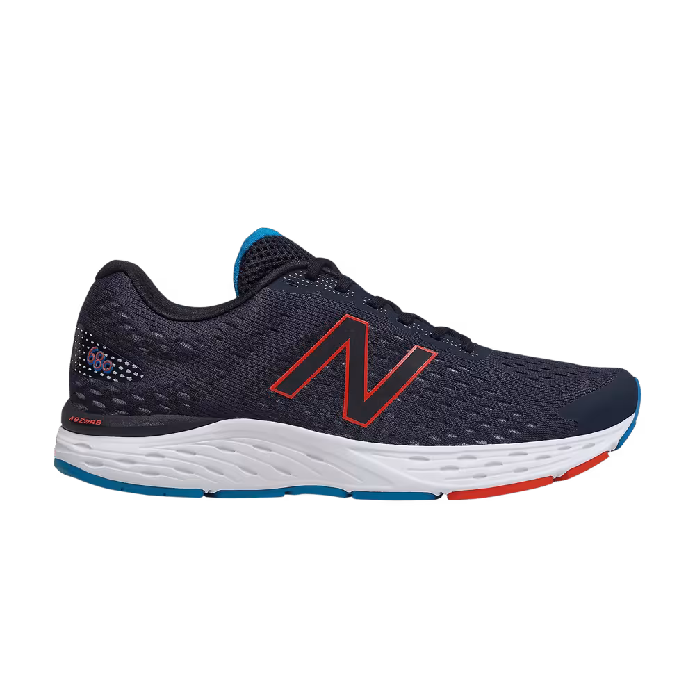 New Balance 680v6 2E Wide Outerspace Ghost Pepper