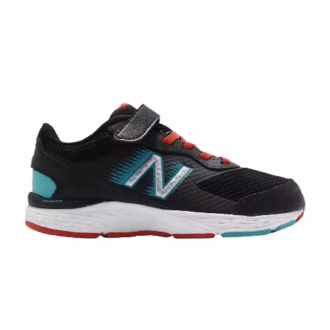 New Balance 680v6 Kids Wide 'Black Pepper'