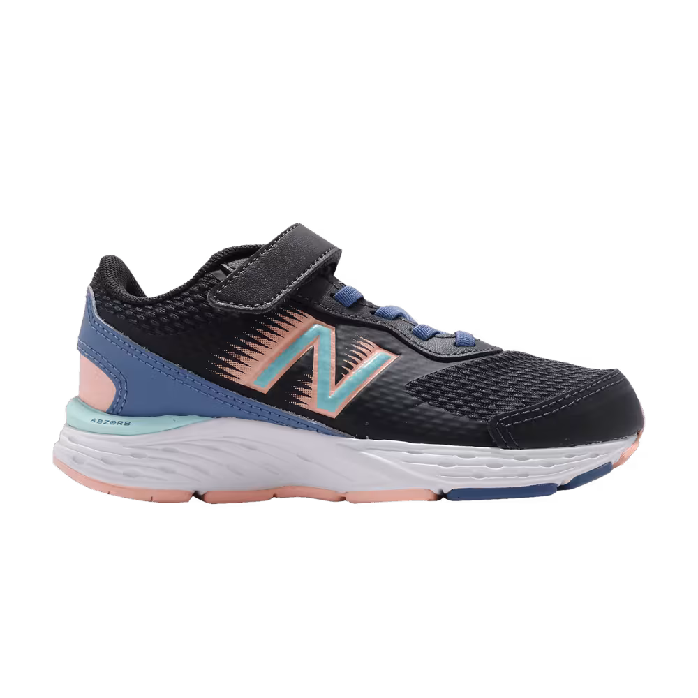 New Balance 680v6 Kids Wide Phantom Stellar Blue