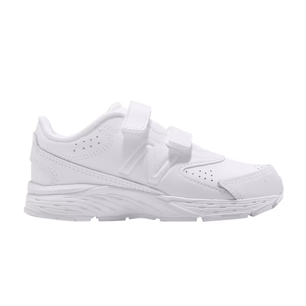 New Balance 680v6 Kids Wide Uniform - White
