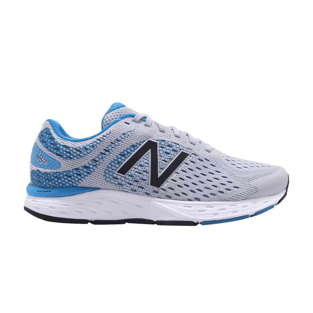 New Balance 680v6 Extra Wide Grey Blue White