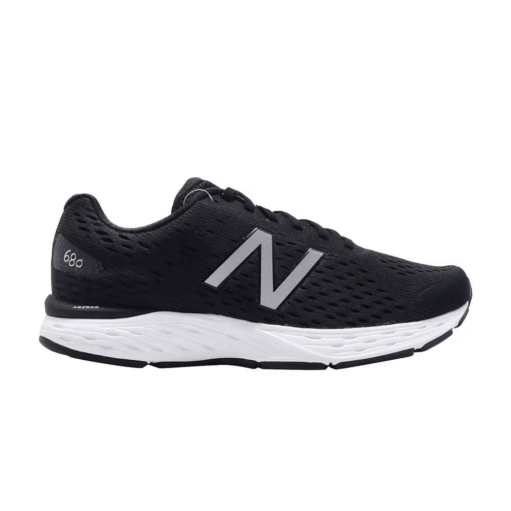 New Balance 680 Extra Wide Black Silver