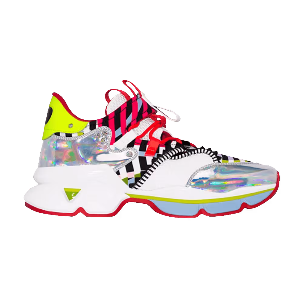 Christian Louboutin Red Runner Metallic Multi-Color