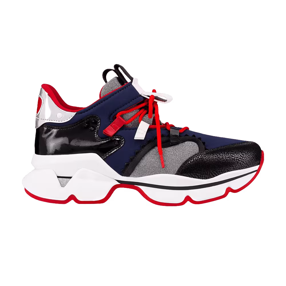 Christian Louboutin Red Runner Black Navy