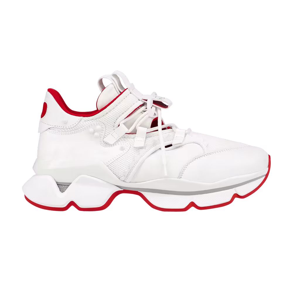 Christian Louboutin Red Runner White