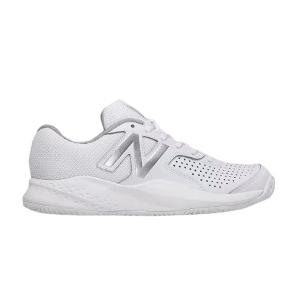 New Balance Women's 696v3 White Silver